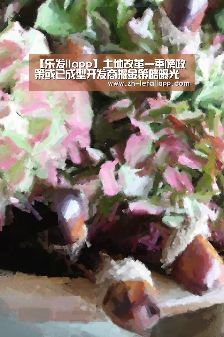【乐发llapp】土地改革一重磅政策或已成型开发商掘金策略曝光(图1) 乐发llapp